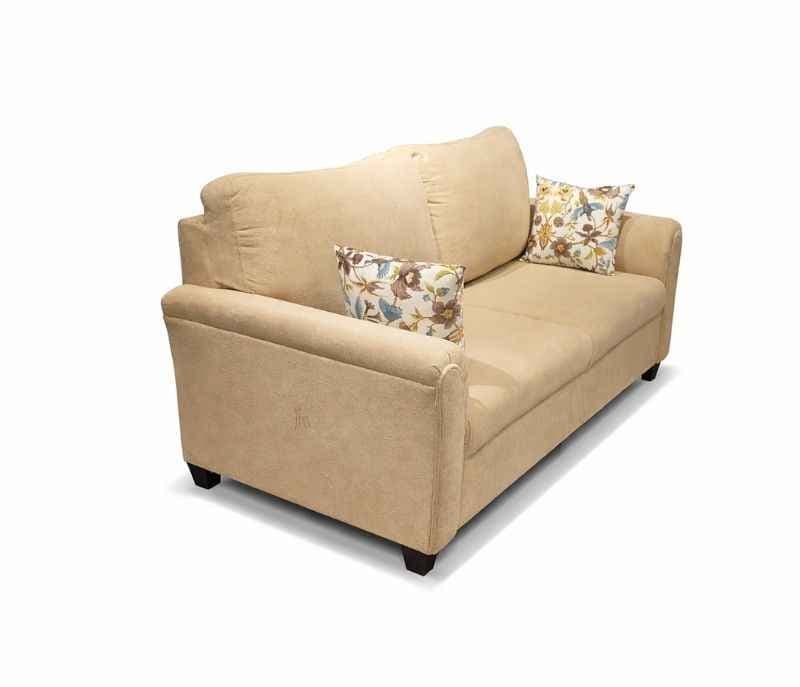 Image 4 for Aldo Royale Sofa 3+2 Seater Velvet Suede Fabric (Irish Cream) (WF)(EC)(BTM)(BWD)