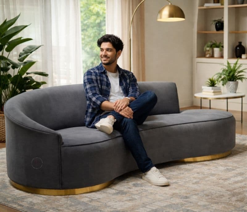 Image 8 for Osbert Premium Curved Sofa