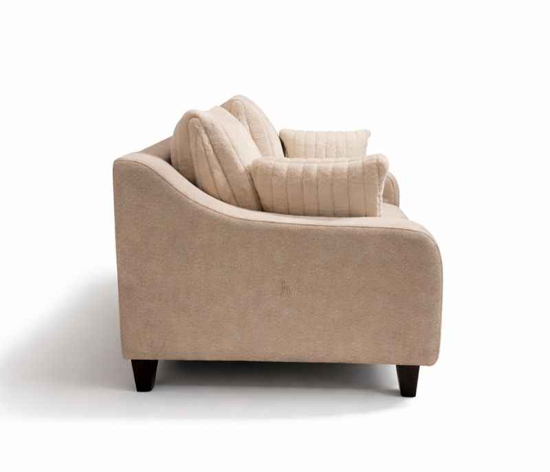 Image 12 for Teddy Sofa 3+2 Sofa Velvet Suede Fabric (KORA)(BWD)(WF)(BS-BTM)(BS-EC)