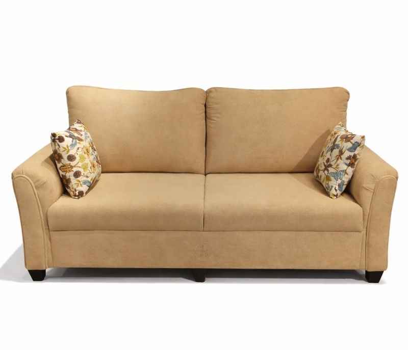 Image 5 for Aldo Royale Sofa 3+2 Seater Velvet Suede Fabric (Irish Cream) (WF)(EC)(BTM)(BWD)