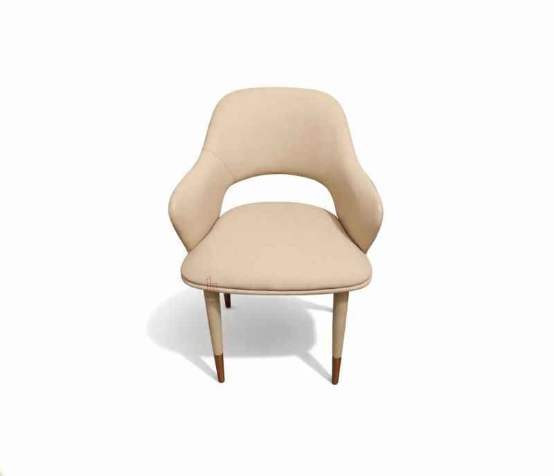 Image 8 for DINING TABLE 1088+DBH+DINING CHAIR X-16 Onyex Marble Top With Ash Wood Base And Metal Strip