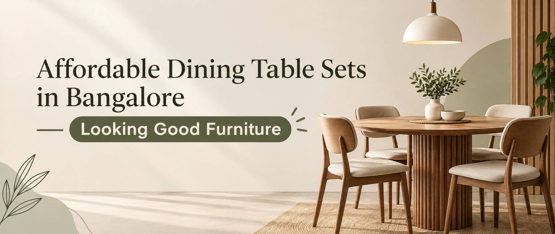 Affordable Dining Table Sets in Bangalore | Looking Good Furniture | Looking Good Furniture
