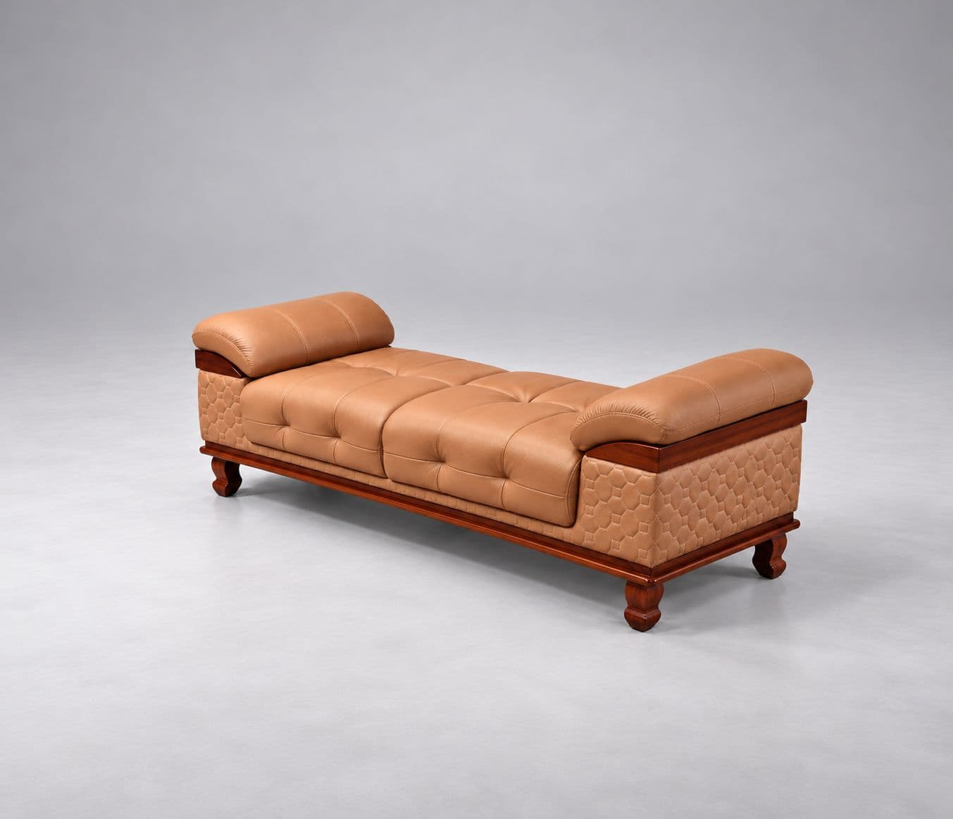 Image 2 for Talwar 2.0 Sofa Set 3+2+D+C Seater Fabric Leatherette Pinewood Polished Rubber Wood 32-Density Foam, 100 mm Thick