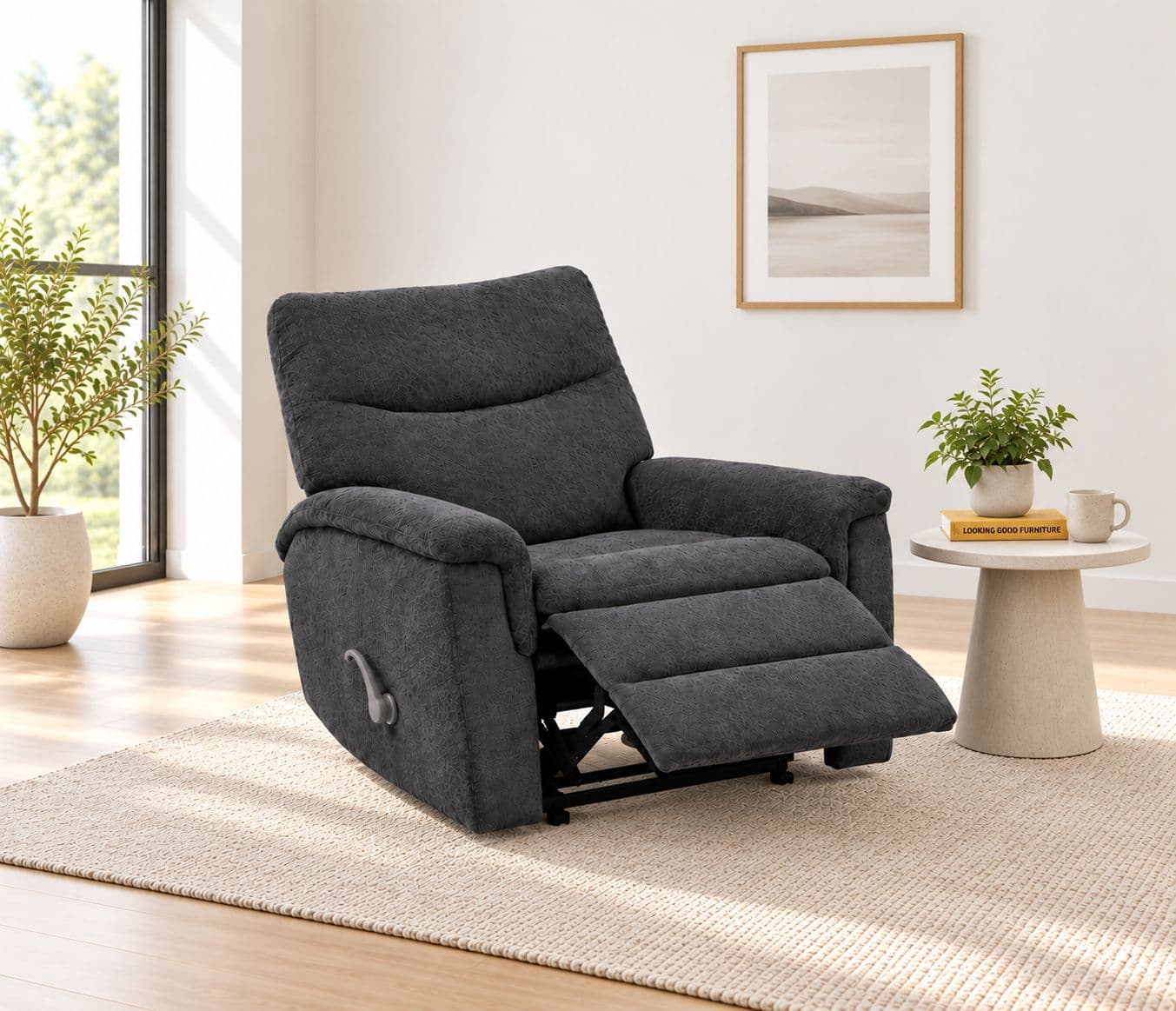 Image 1 for Manwah K70885M Single Seater Power Recliner Fabric