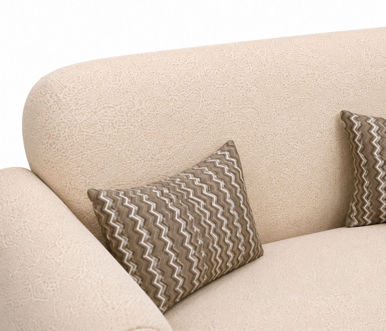 Image 5 for Enzo 3+2+2 Seater With Solid Rock Wood And High Gloss Fibre Coating (BWD)(HYD)(RCH SW)