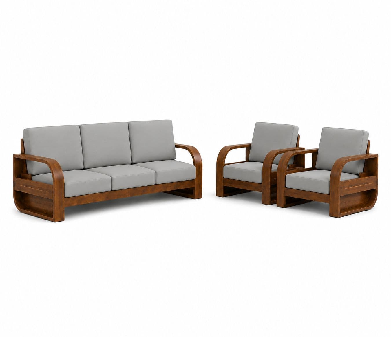 Image 2 for Ira 3+1+1 Sheesham Sofa Sheesham Wood(WI)