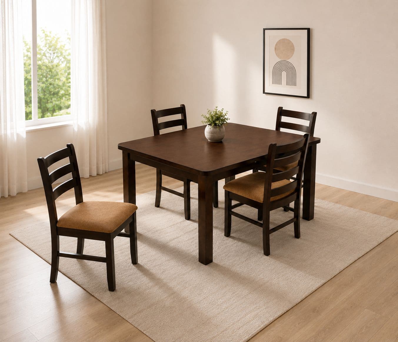 Bhagat Package 1+4 With Sold Acacia Wood With Ply Lamination Waterproof(BSK)(HYD)(BS-SKN)(BS-BWD)(BS-EC)