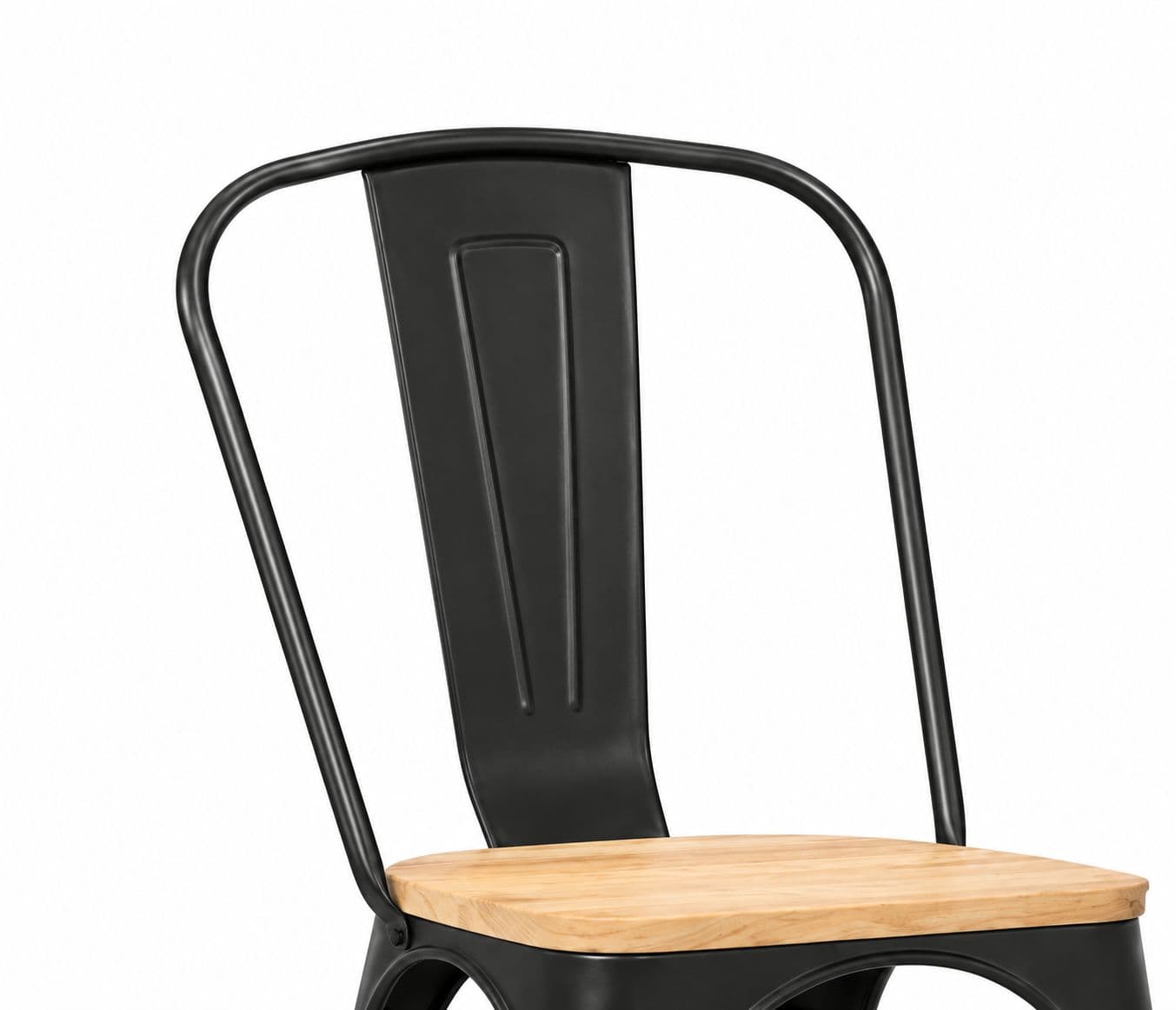 Image 5 for Metal With Wood Cafe Chair (PM)