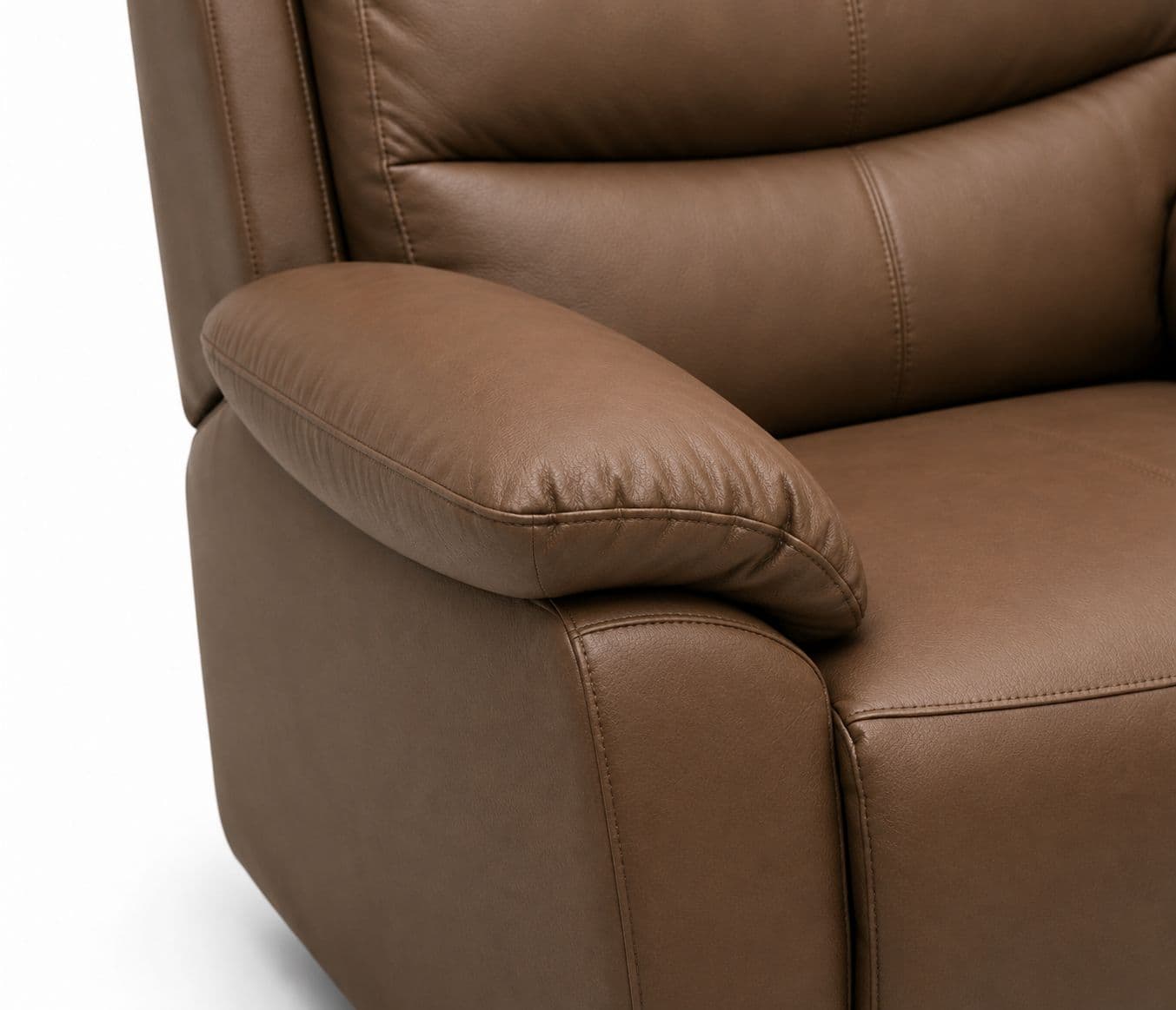 Image 14 for 1414 3+2+1 Sofa Set Manual Recliner Body Touch Leather (BTM)(HYD)
