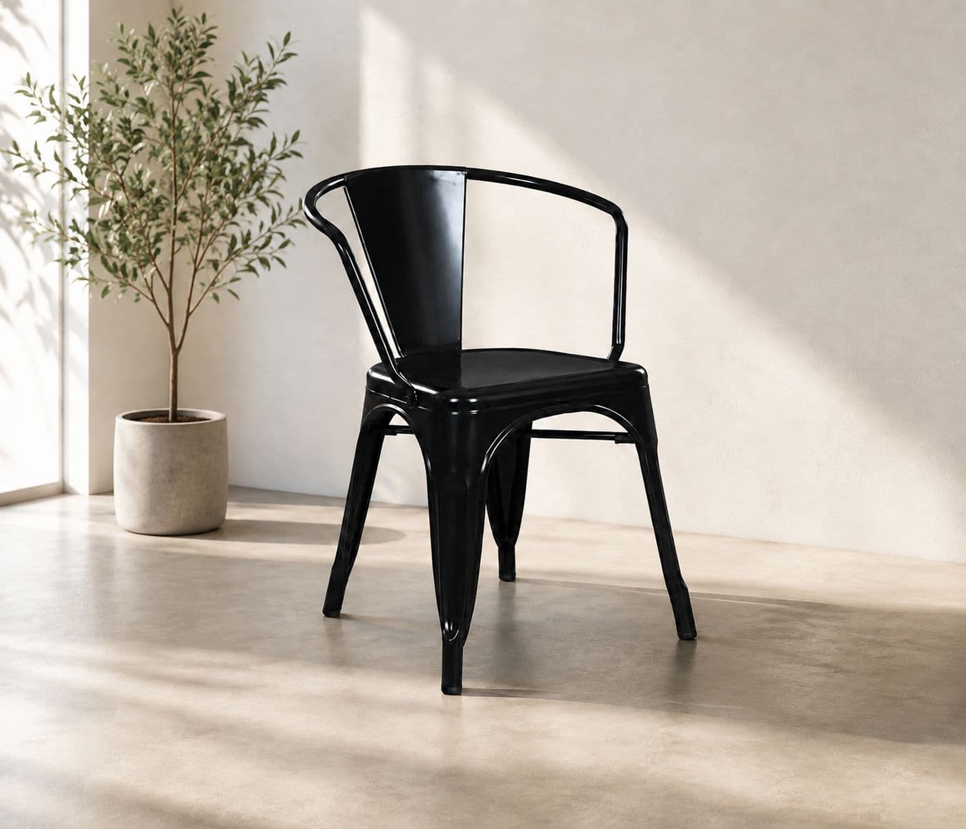 Tolex With Handle Cafe Chair (PM)