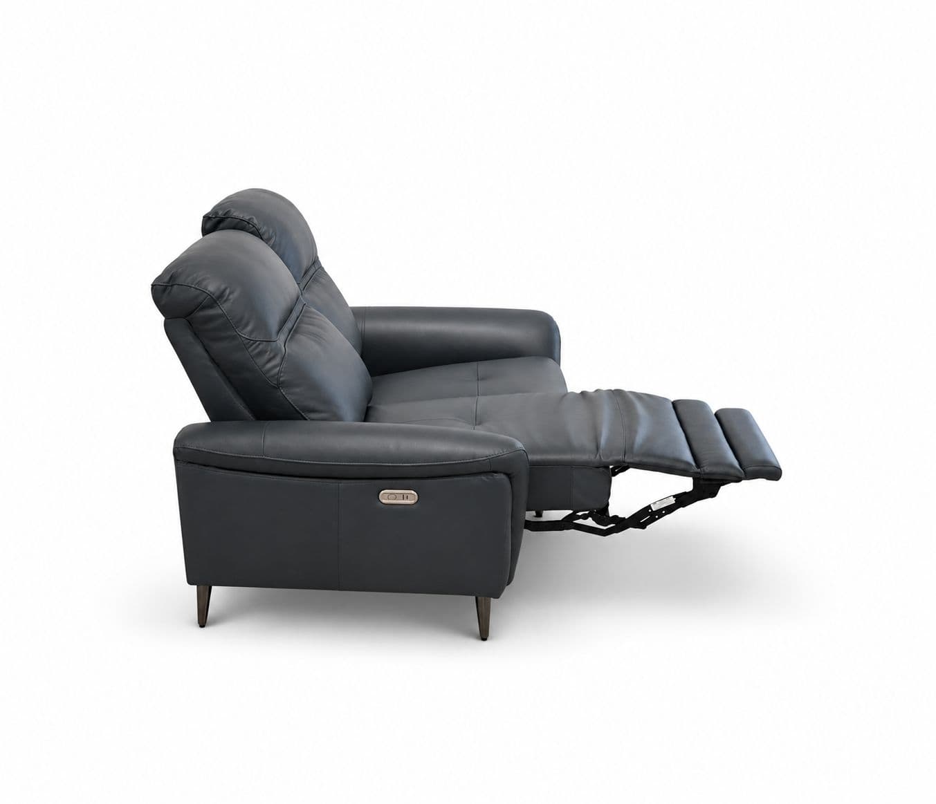 Image 6 for 6664 2 Seater Sofa Electric Recliner Half Leather (WH)