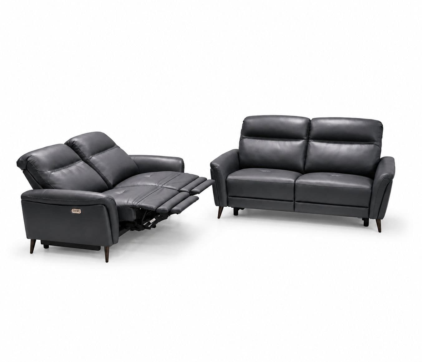 Image 3 for 6664 3+2 Electric Recliner Seater Half Leather (EC OTD)