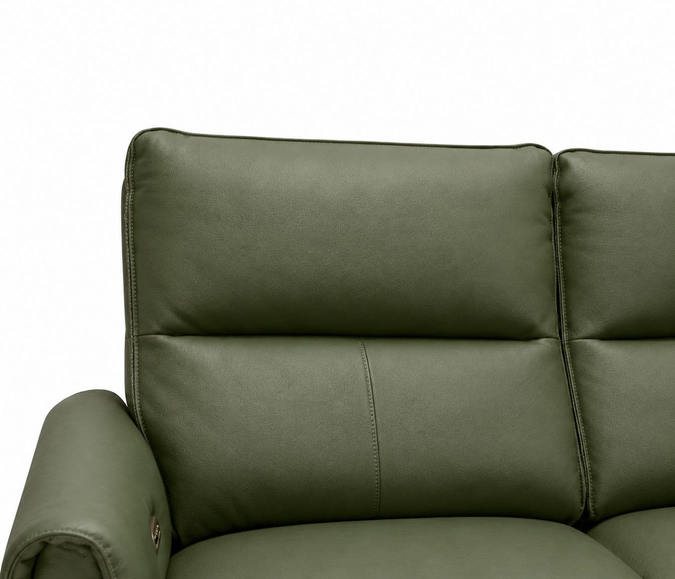 Image 6 for 6695 3+2 Imported Sofa Set Electrical Recliner Seater A7005-70 Green Colour Leather (HYD)(WH)