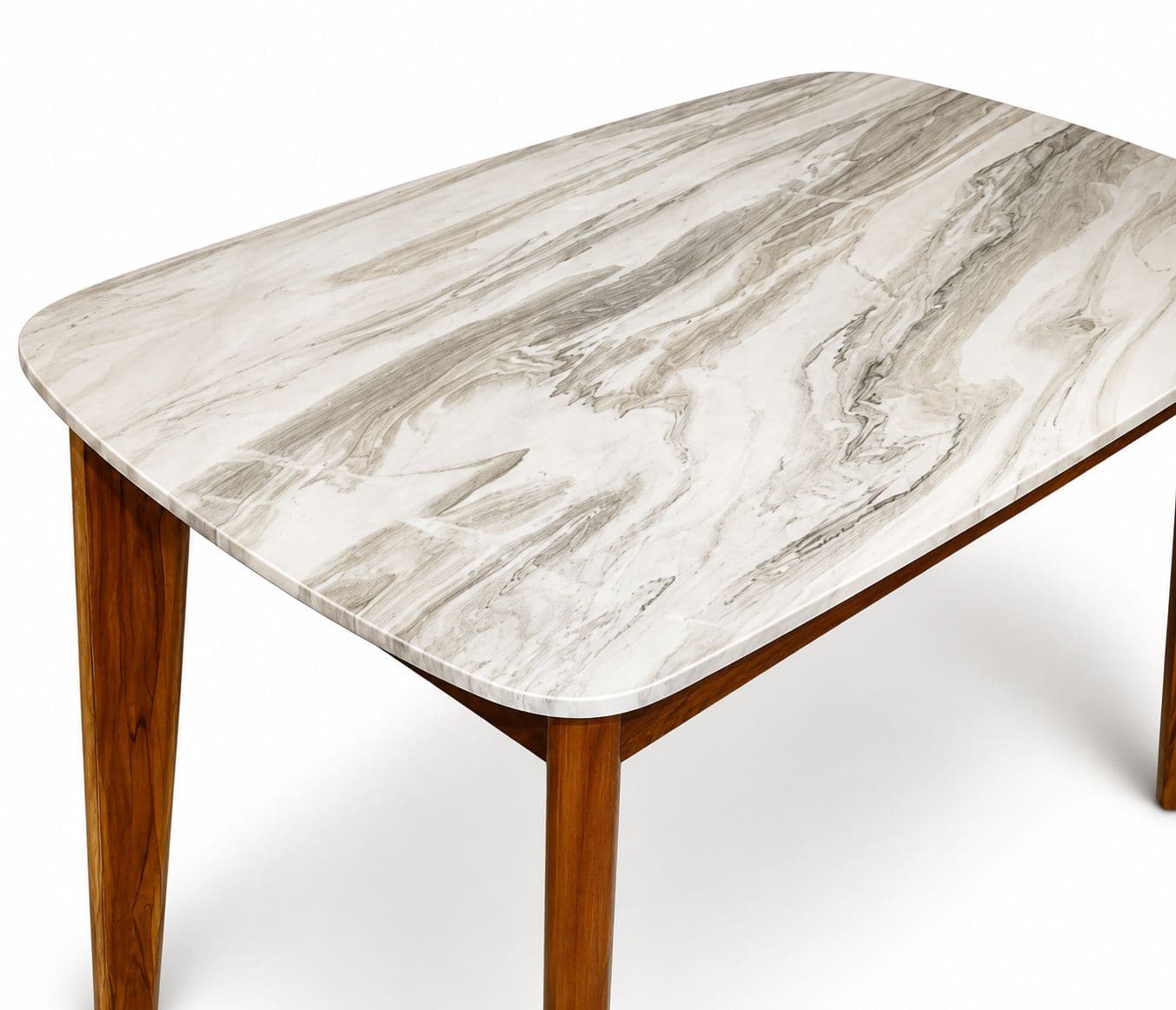 Image 14 for Imperium Elite 1+4 Dining Set Solid Teakwood With Marble Top