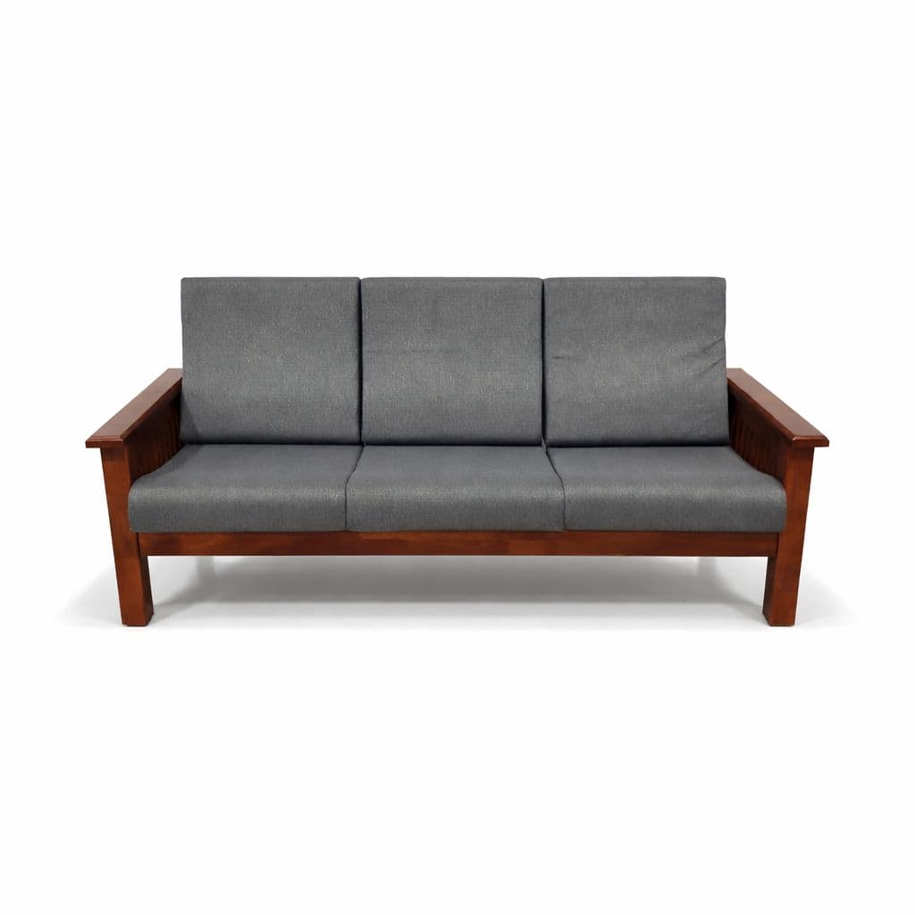 Image 4 for Monark Royal Sofa 3+1+1 Seater Molfino Fabric(Grey) (EC)(BWD)(HYD)(BTM)