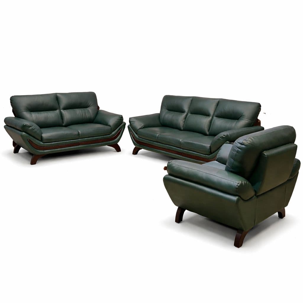 Image 4 for Florida Sofa Set 3+2+1 (Half Leather)
