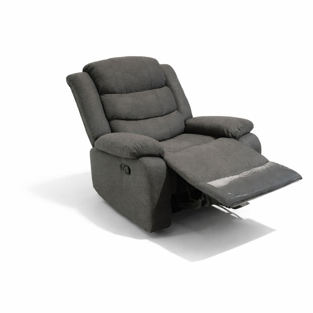 Image 4 for Illinois 9267 Single Manual Recliner Jute Fabric (HYD OTD)