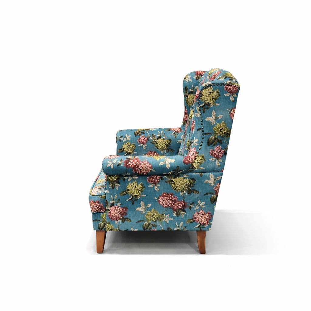 Image 7 for Accent Chair Single Seater Velvet Fabric (SKN OTD)