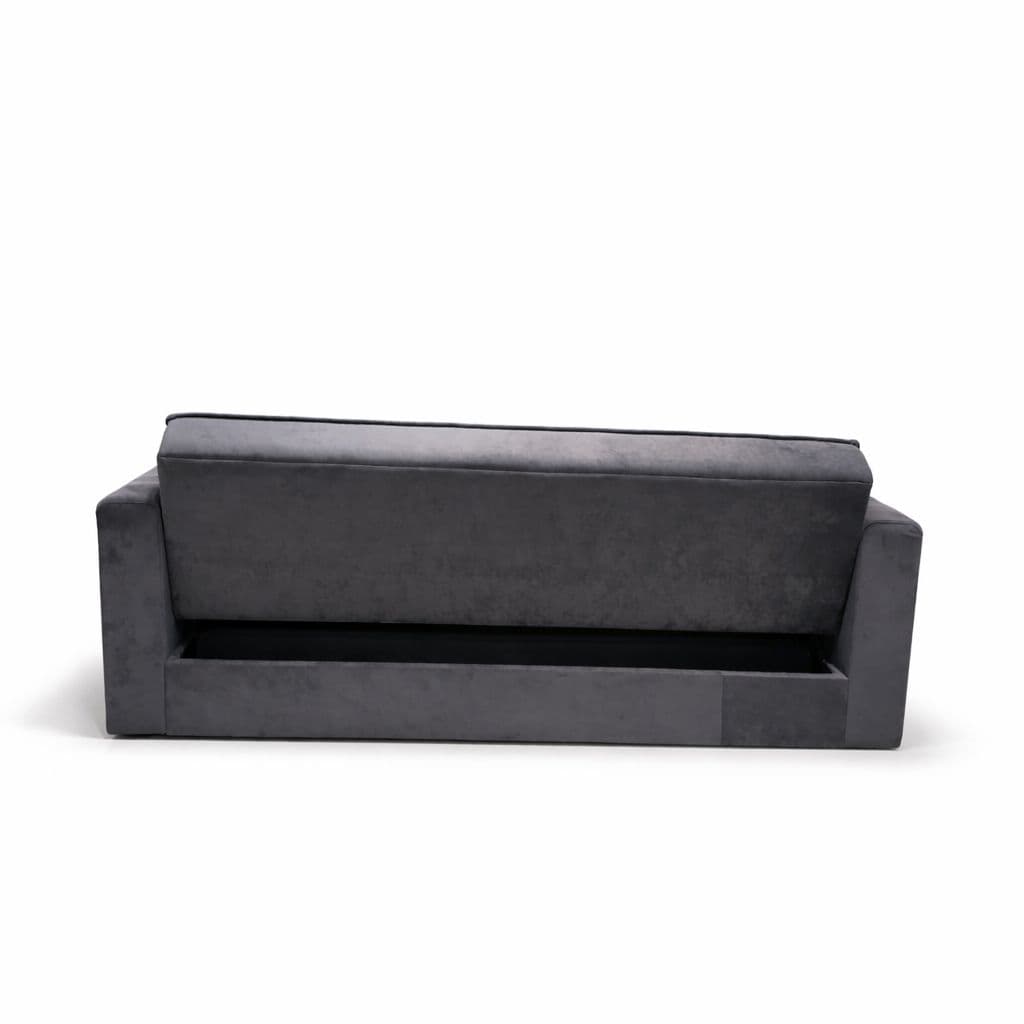 Image 10 for Anke Sofa Cum Bed 3 Seater Suede Fabric (BSK)(SKN)