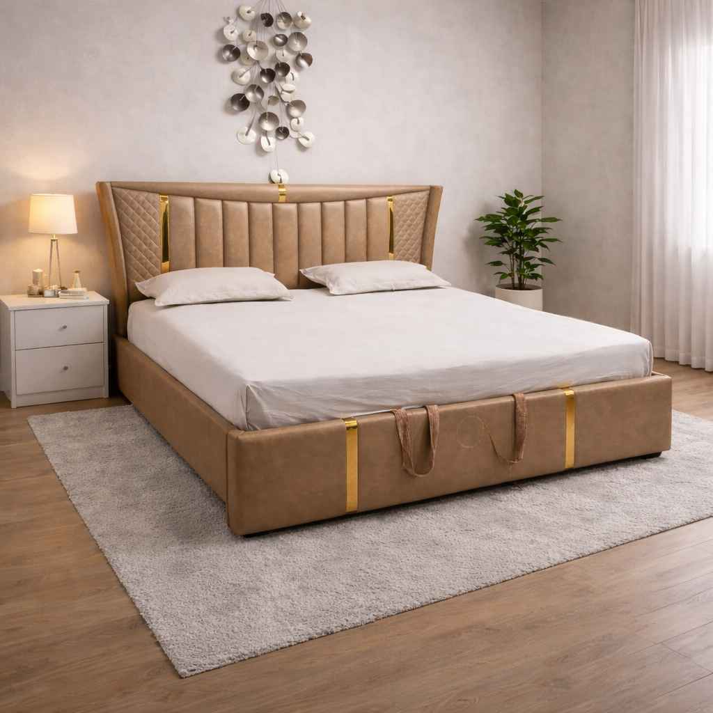 Zury King Sized Bed with Hydraulic Bed Box