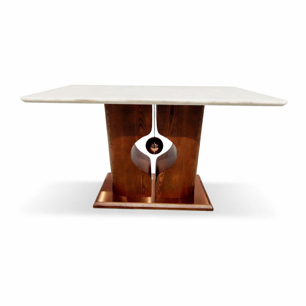 Image 11 for Dining Table Marble Top SY09+Base 656+DC 2136 1+6 Seater (HYD OTD)