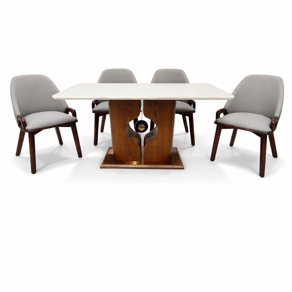 Image 5 for Dining Table Marble Top SY09+Base 656+DC 2136 1+6 Seater (HYD OTD)