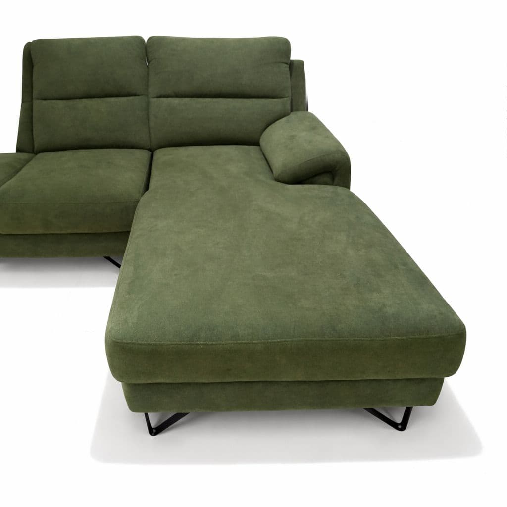 Image 7 for Verde Sofa 3+Lounger Micro Suede Fabric (BTM)(HYD)(EC)
