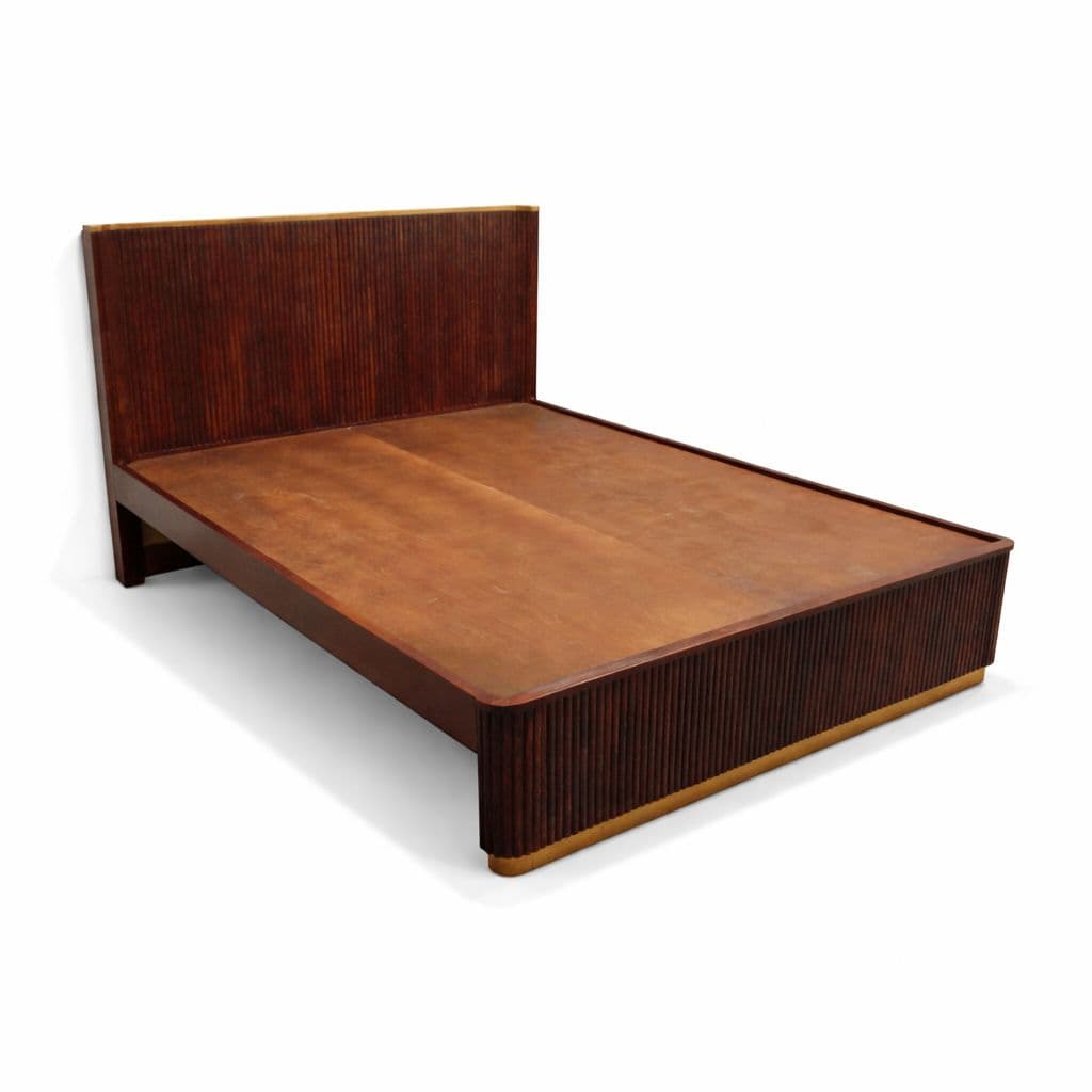 Image 10 for Fluted King Size Without Storage ( Acacia Wood, Brown)(WF)