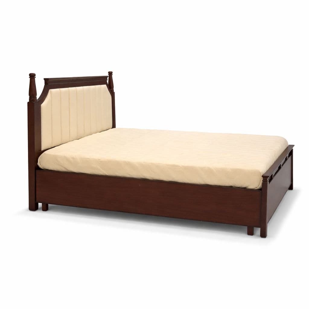 Image 5 for Pillar King Size With Storage and Drawer (Dark Brown)(SKN)(EC)(KORA)