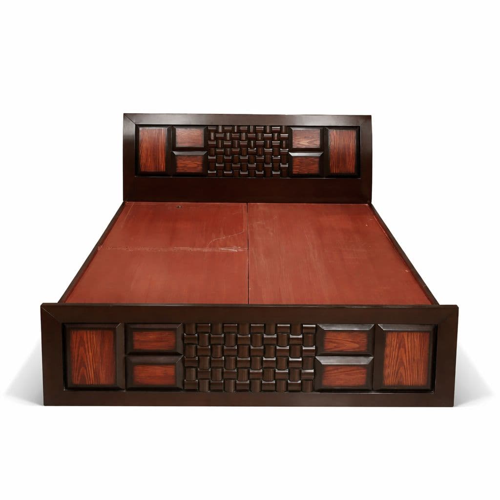 Image 9 for Malta Queen Sized Bed with Bed Box And Drawer Storage Solid Wood (EC OTD)