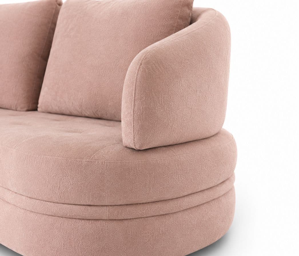 Image 5 for Moon Sofa 3+2 Seater Solid Pine Wood Premium Fabric (WF)