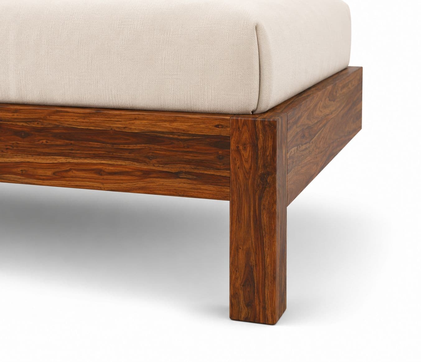 Image 5 for 6 Panel Cot Solid Sheesham Wood (SCV_PKU)