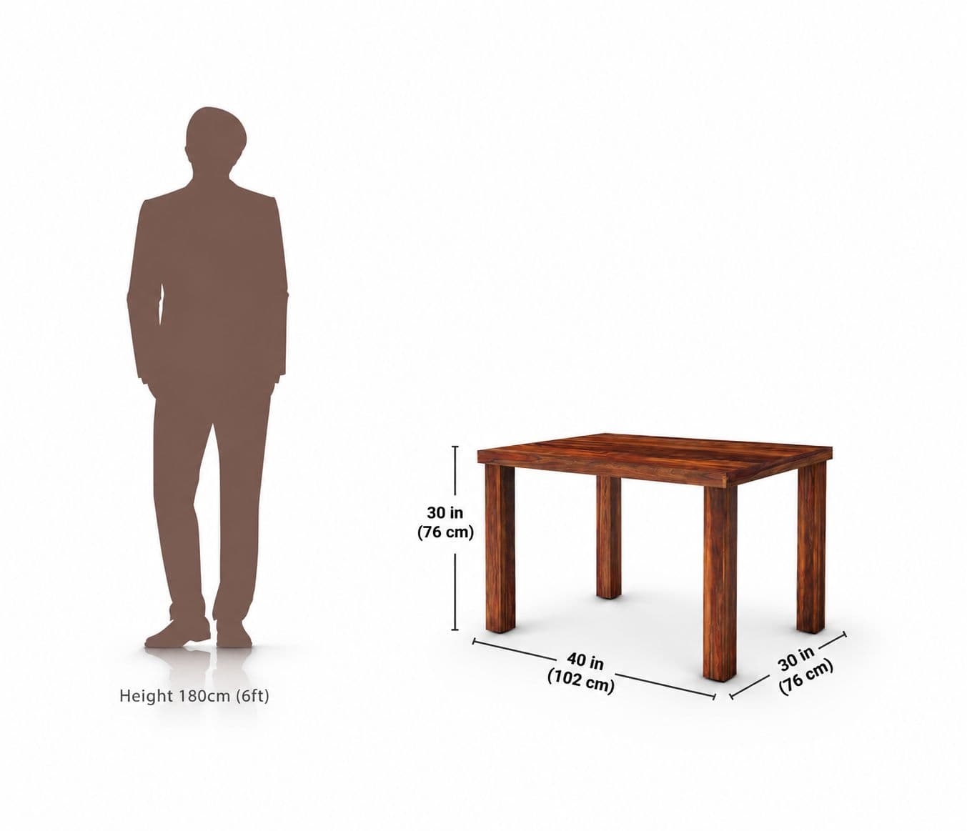 Image 11 for Heritage Grid Dining Set Solid Sheesham Wood Dining Set (SCV_PKU)