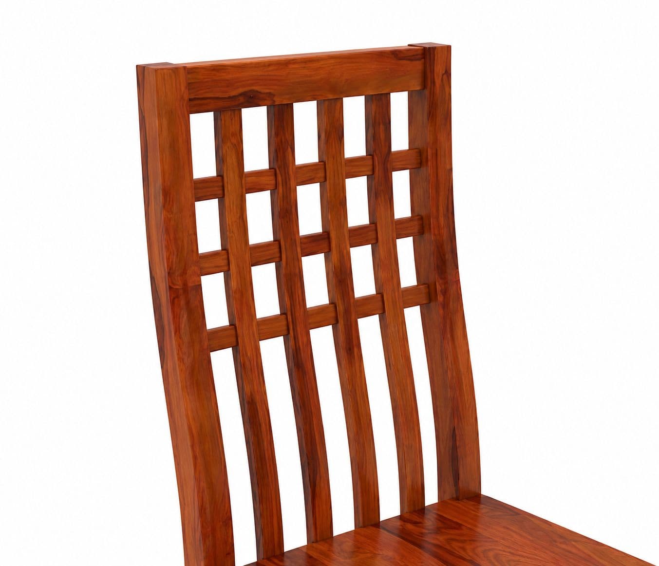 Image 9 for Heritage Grid Dining Set Solid Sheesham Wood Dining Set (SCV_PKU)