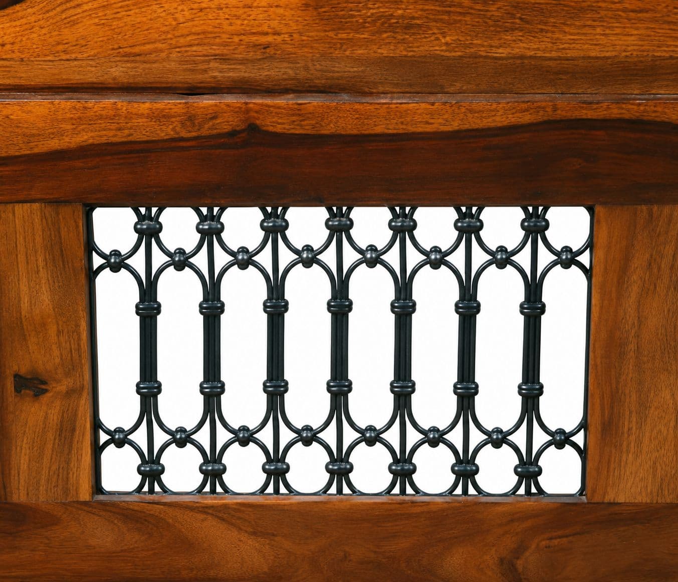 Image 7 for Jalli Cot Solid Sheesham Wood Without Storage (SCV_PKU)