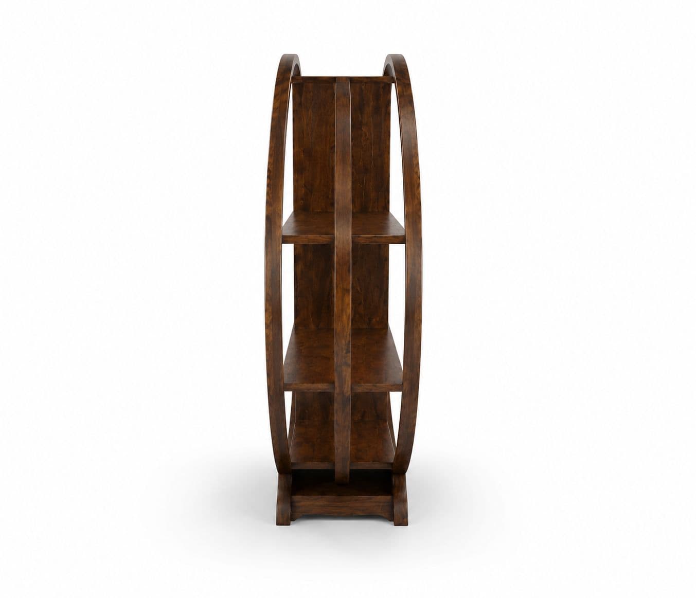 Image 3 for Round book shelf Solid Sheesham Wood (SCV_PKU)