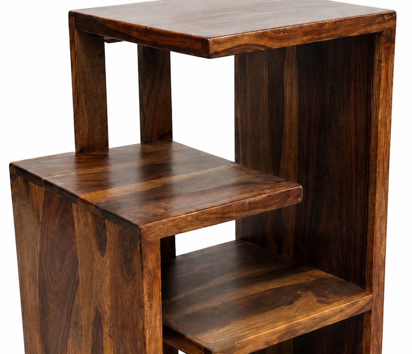 Image 3 for Solid Sheesham Wood Bookshelf (SCV_PKU)