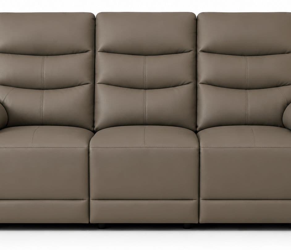 Image 5 for SWS Sofa Set 1414 3+2+1 Seater Manual Recliner Genuine Leather Premium Quality (BSk OTD)