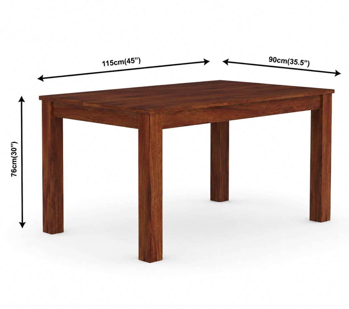Image 8 for Linea Dining Set Solid Sheesham Wood Dining Set (SCV_PKU)