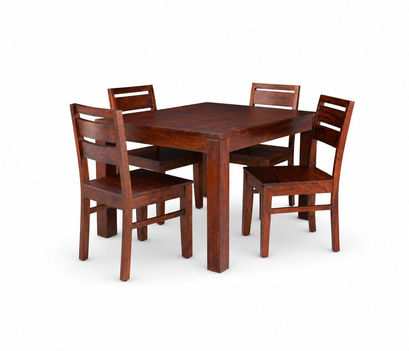 Image 2 for Forma Dining Set Solid Sheesham Wood Dining Set (SCV_PKU)