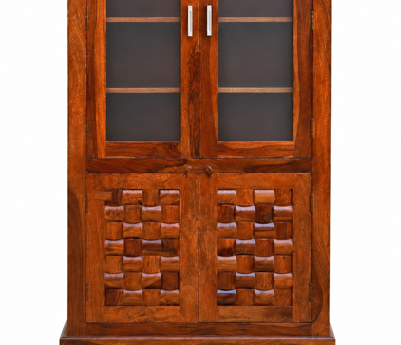 Image 7 for Nivaar Crockery Unit Solid Sheesham Wood (SCV_PKU)