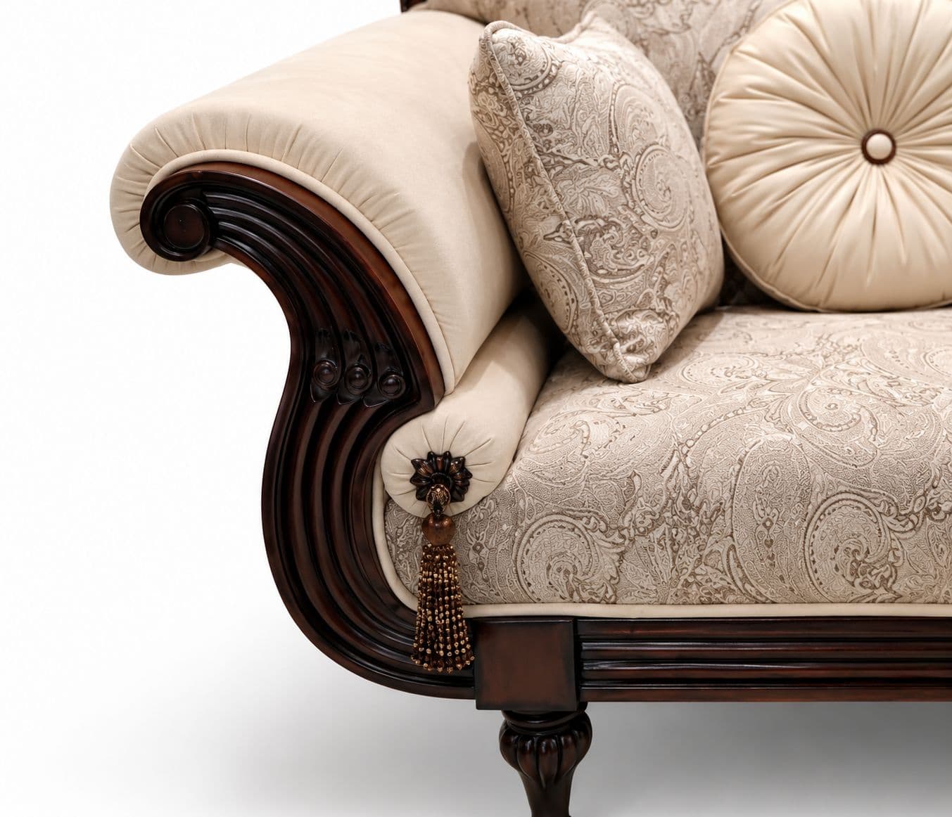 Image 5 for Jaipur Sofa 3+2+2 Seater With Teak Wood Frame And Fabric (HYD)