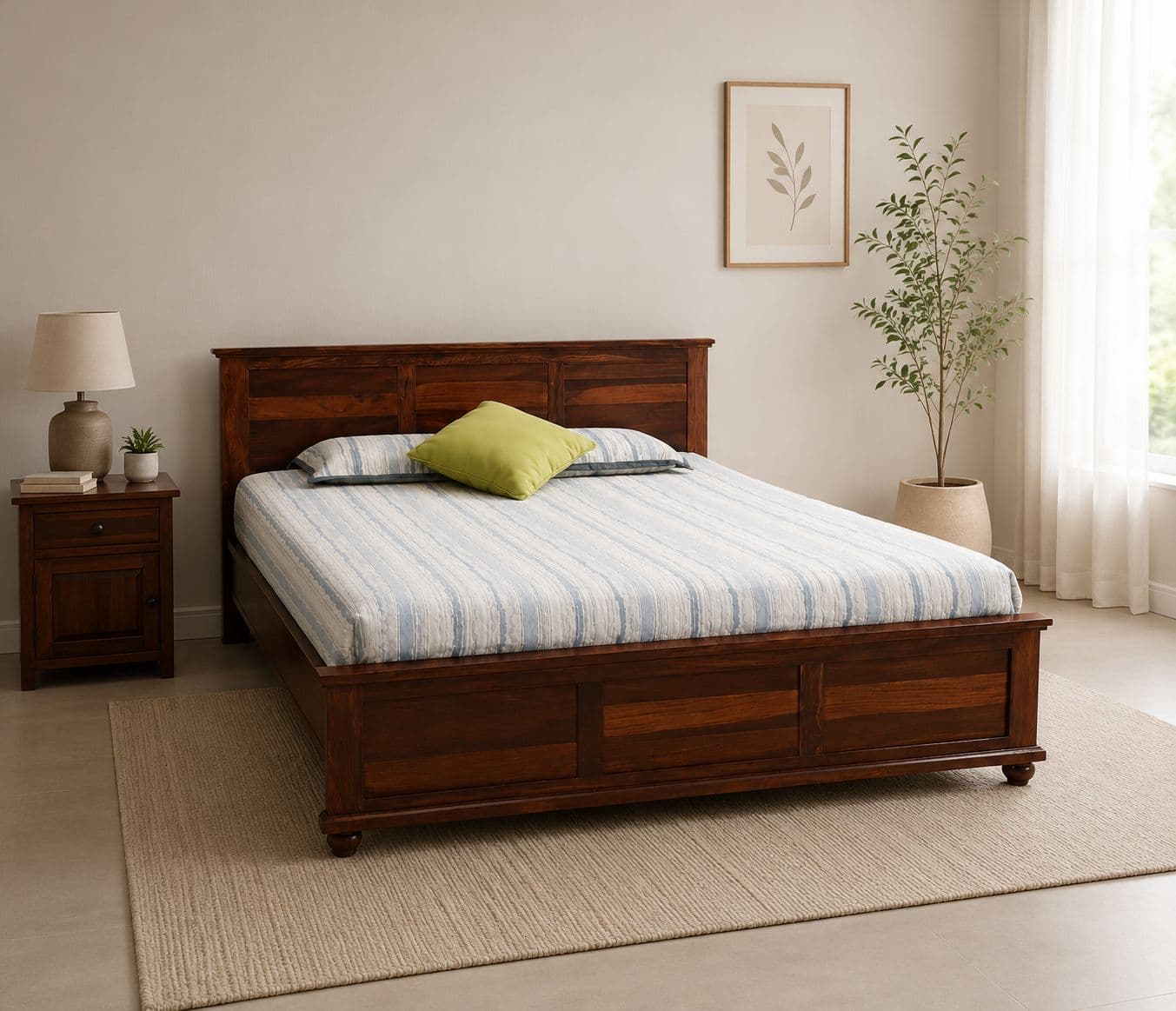 Ramya Cot King Size Without Storage (HYD)(BWD)