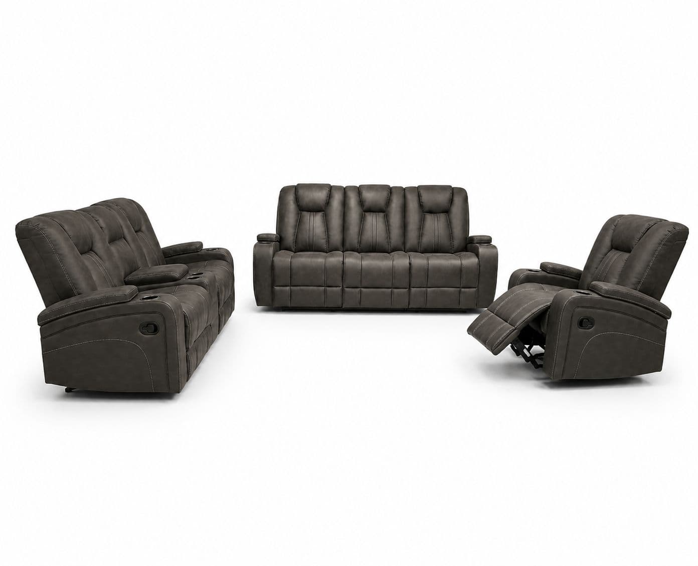 Image 5 for X9990BM- 3+2+1 Manual Recliner With 2 Seater Rocking Recliner & Single Seater Rocking Recliner Seater With Fabric (BSK)