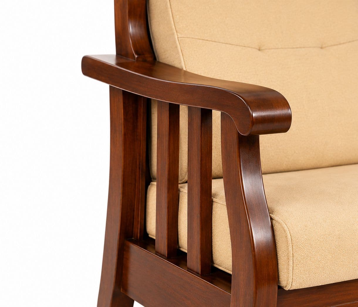 Image 4 for Royal Sofa Set 3+1+1 Seater Solid Rubber Wood(ZAM)