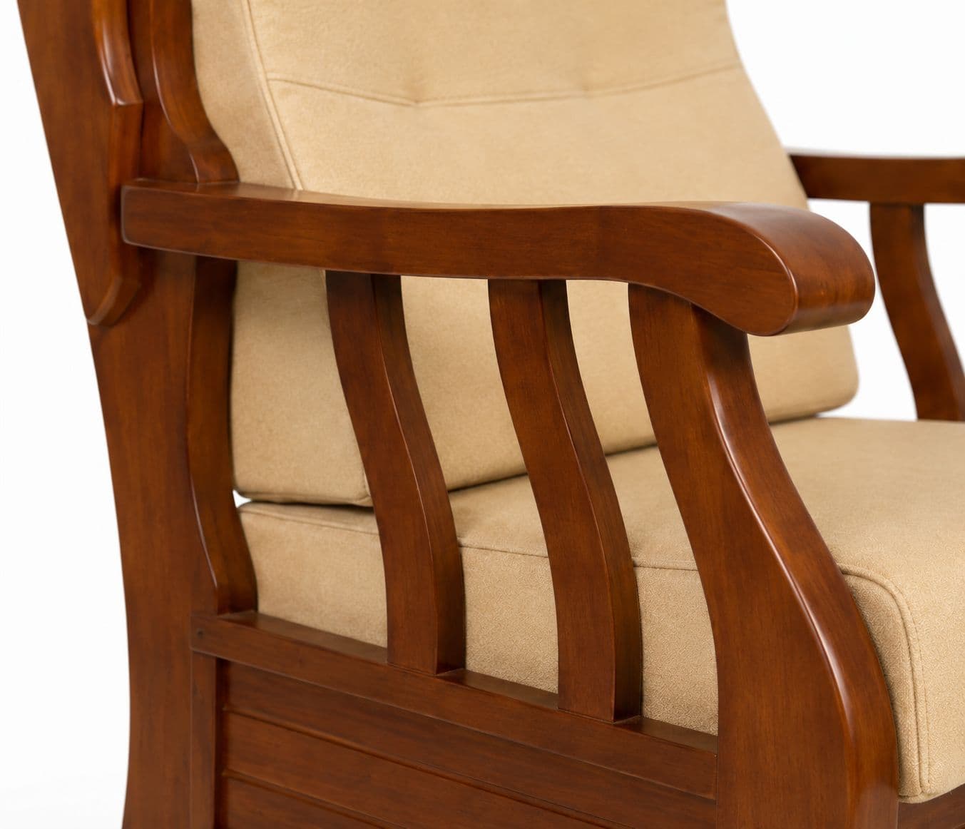 Image 7 for Royal Sofa Set 3+1+1 Seater Solid Rubber Wood(ZAM)