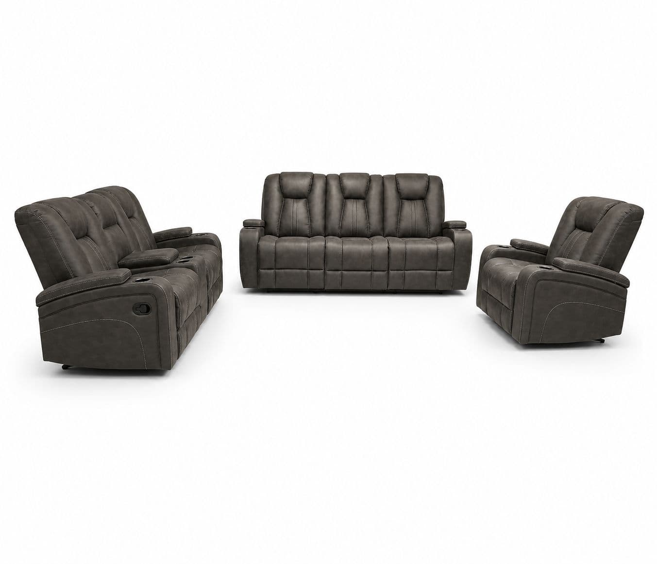 Image 4 for X9990BM- 3+2+1 Manual Recliner With 2 Seater Rocking Recliner & Single Seater Rocking Recliner Seater With Fabric (BSK)