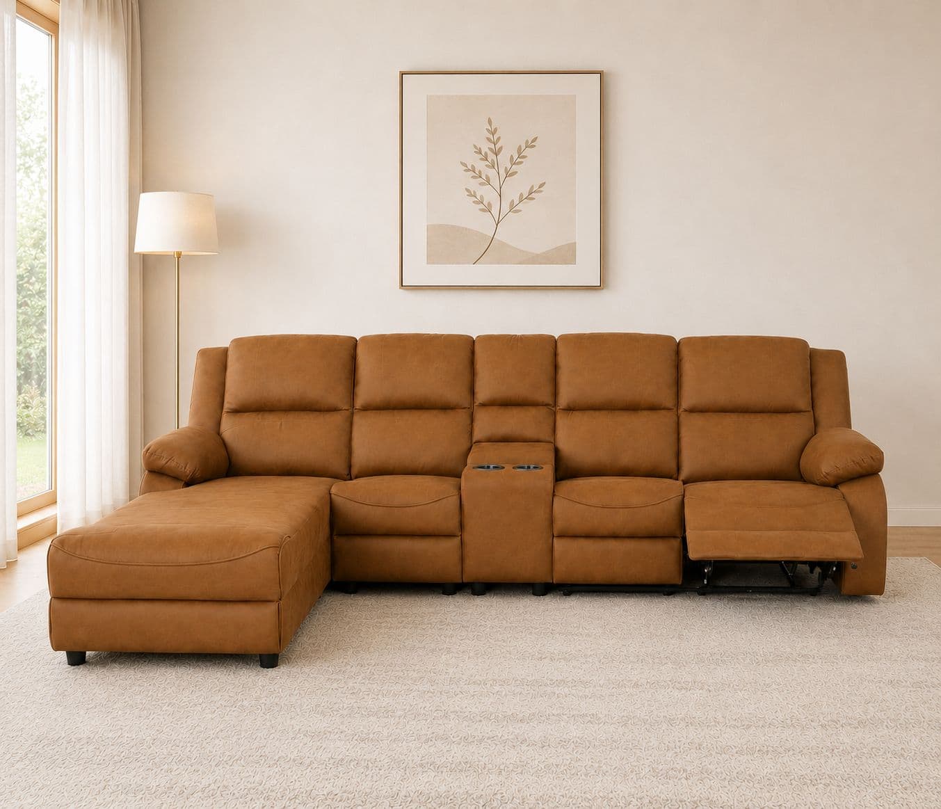 Finland Recliner 3+ Lounger Solid Neem Wood (ZAM) (OWD)