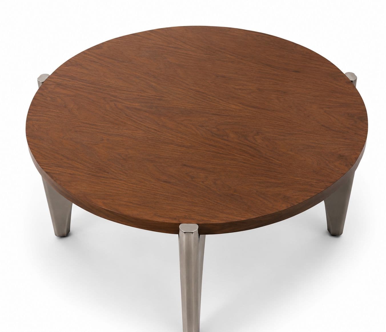 Image 4 for A77 Black Center Table Wooden Top With Metal Legs (HYD OTD)