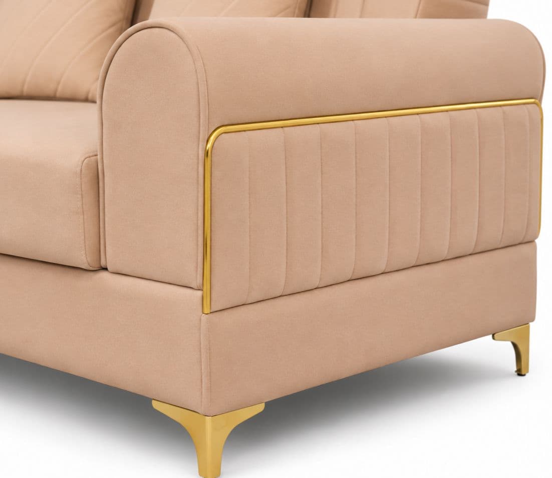 Image 8 for Auro Sofa 3+C+2+Center Table +02 Number Puffy With Microsudi (BTM)(BWD)(HYD)